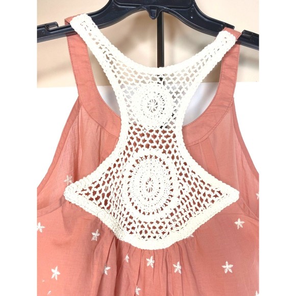 XXI, Dusty Pink, Embrodered Crochet Tank Top, Women, Sz Large - Picture 8 of 11